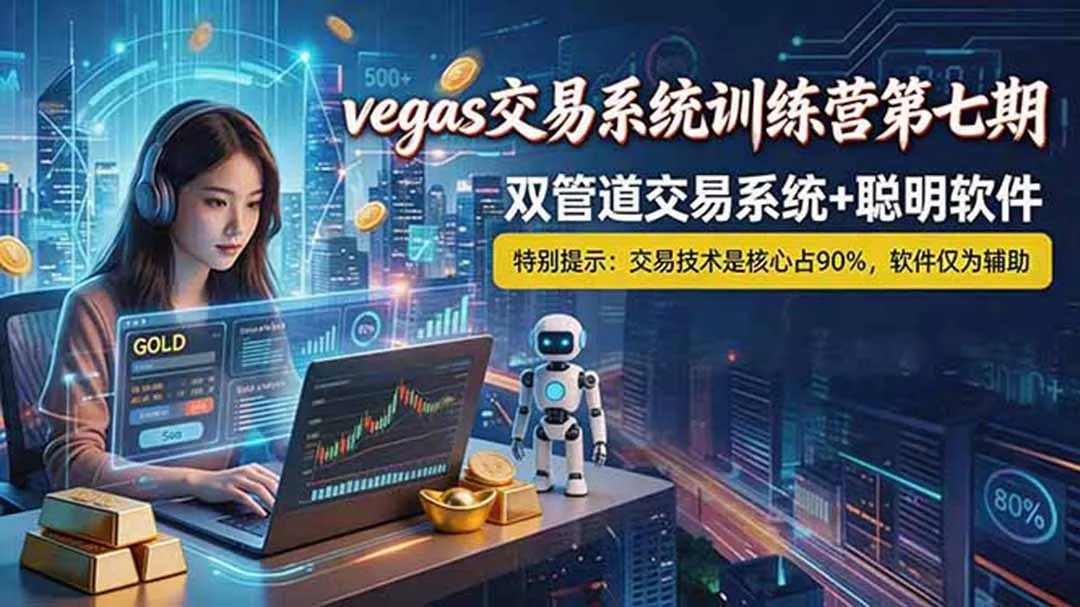 【海外美金AI搬砖】Vegas交易技术+聪明软件， 黄金期货日赚50-1000U， 长期稳定，小白轻松上手 - 淘金派资源网