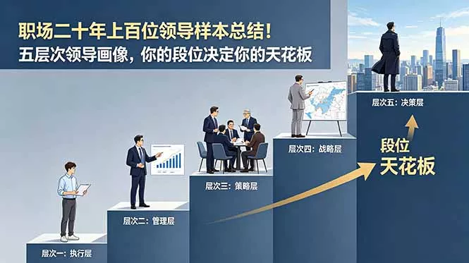 付费文章：职场二十年上百位领导样本总结！五层次领导画像，你的段位决定你的天花板 - 淘金派资源网